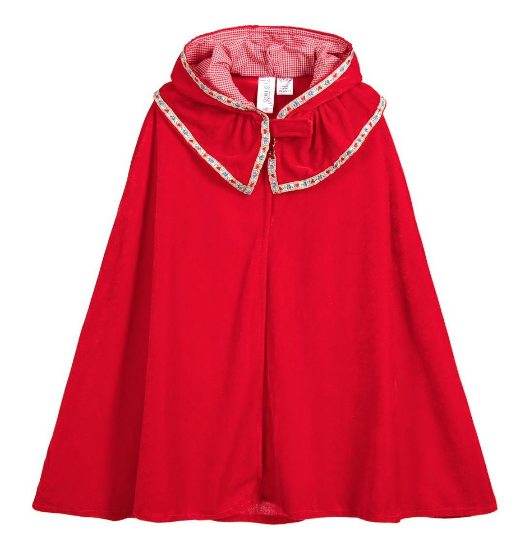 Souza Red Riding Hood Velour Cape