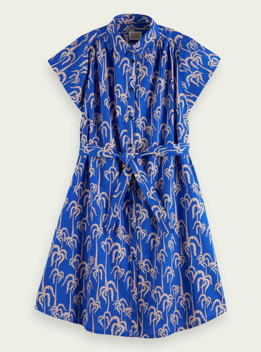 Scotch &amp; Soda Printed Organic Kaftan Dress