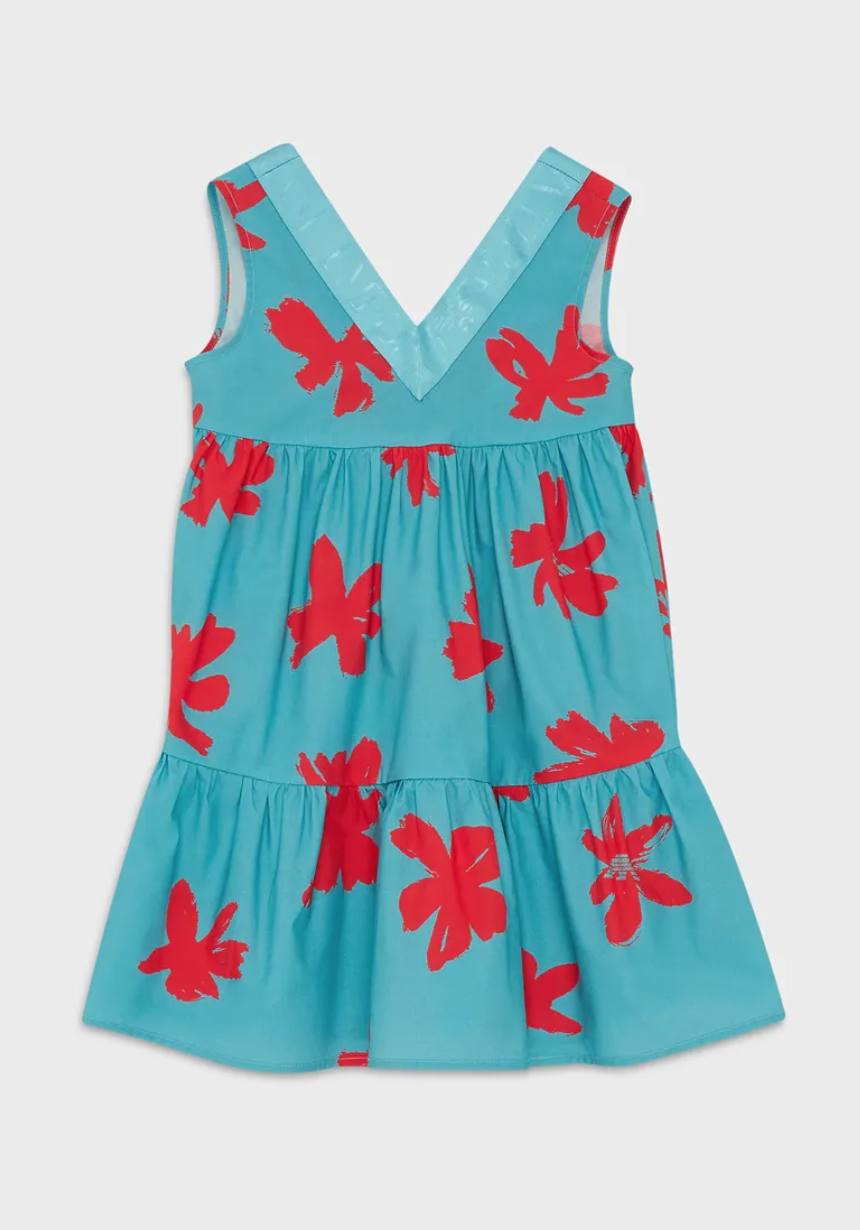Emporio Armani Sleeveless Dress with Logo Band