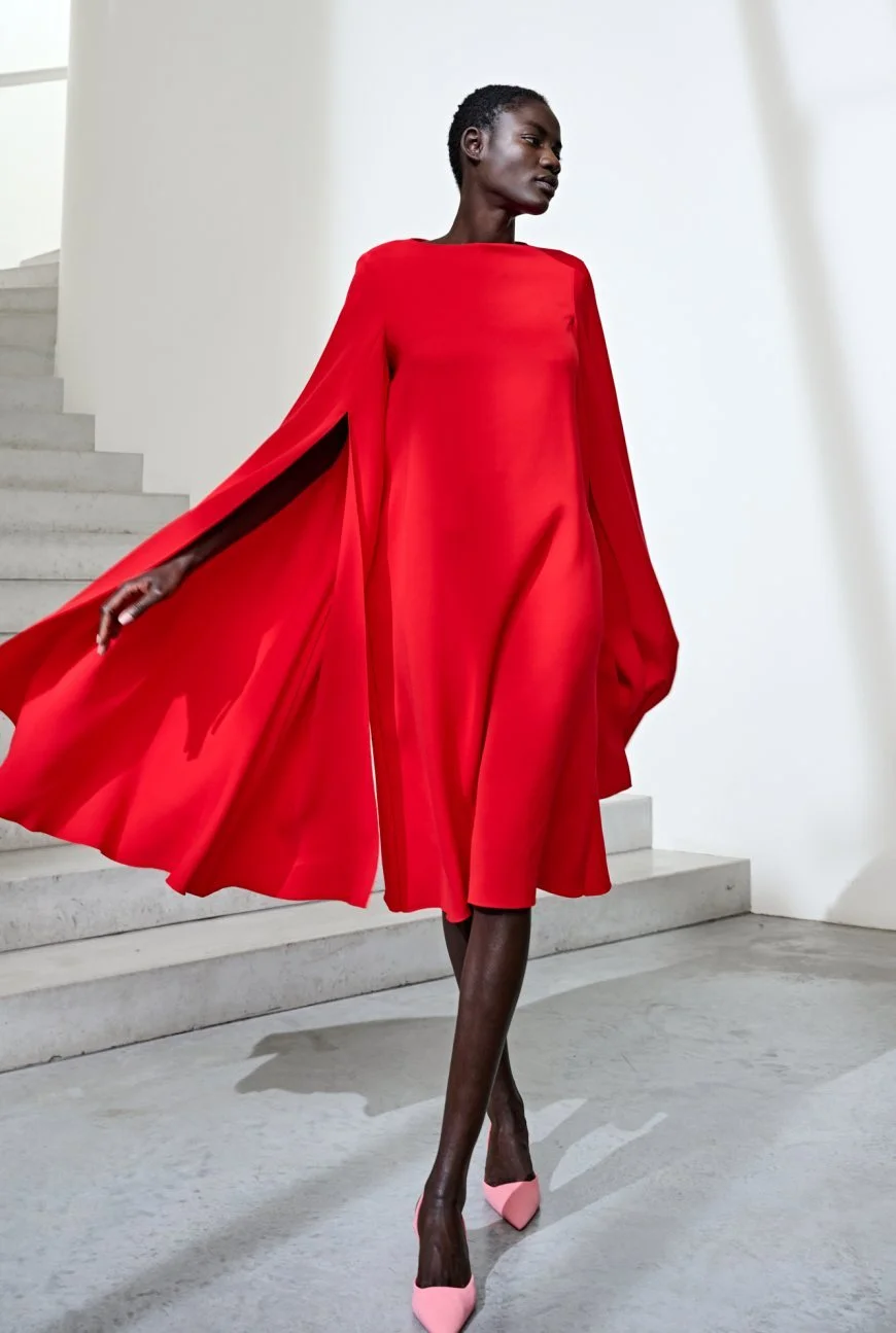 Natan Couture Japon Dress in Green