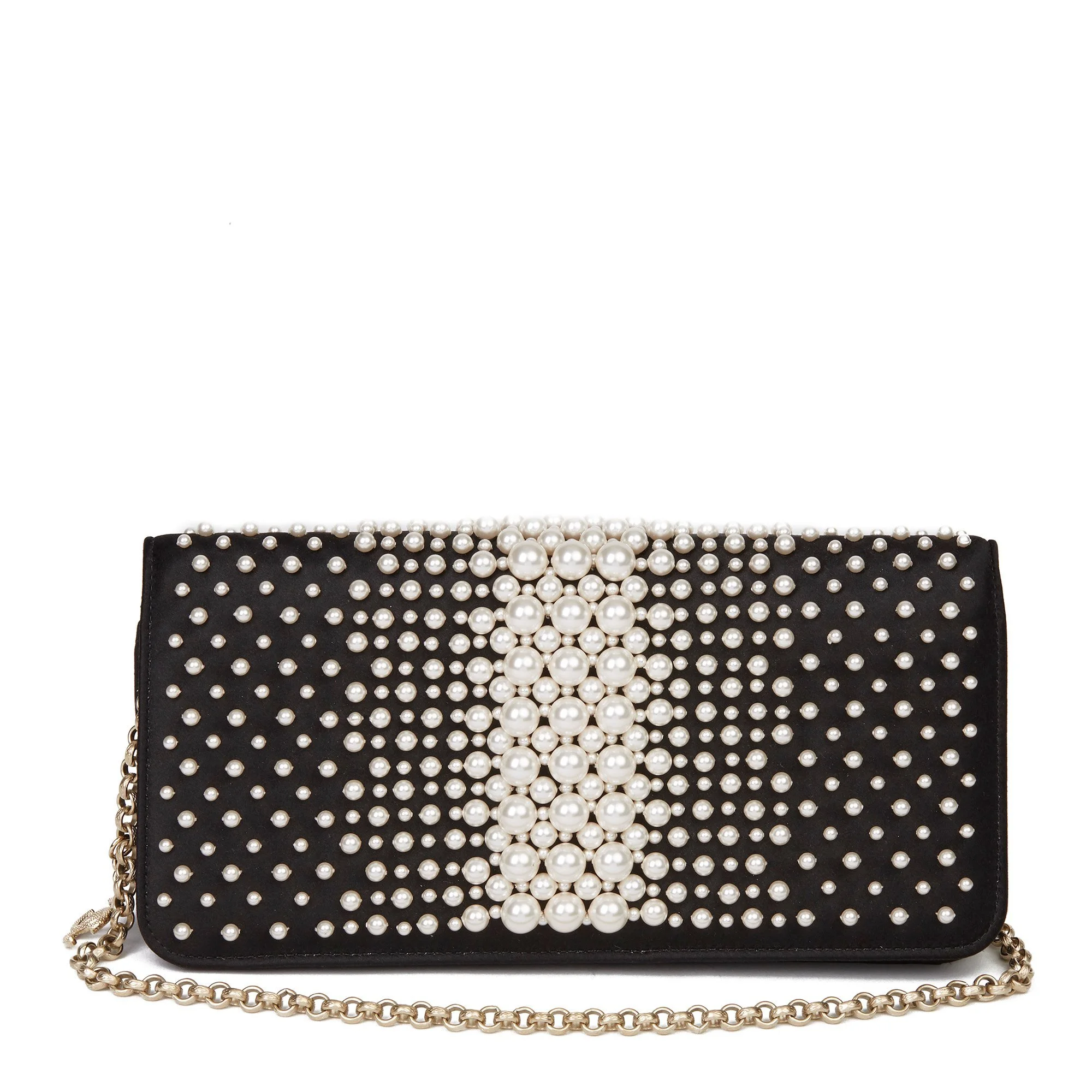 Chanel Satin Pearl Bag