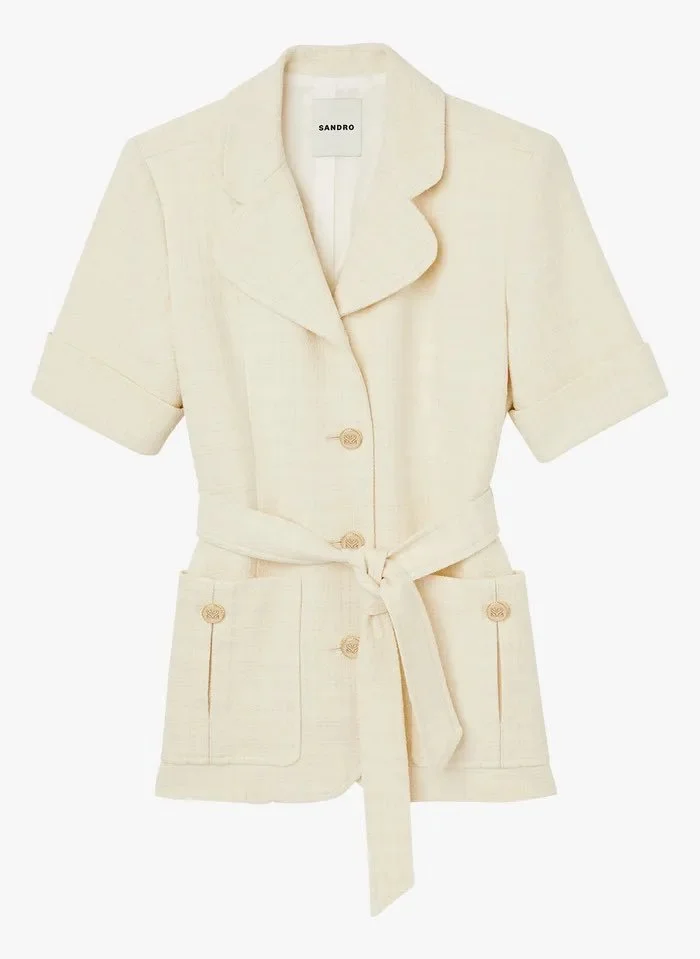 Sandro Truman Tailored Tweed Jacket