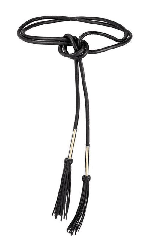 Carolina Herrera Tubular Fringe Leather Belt