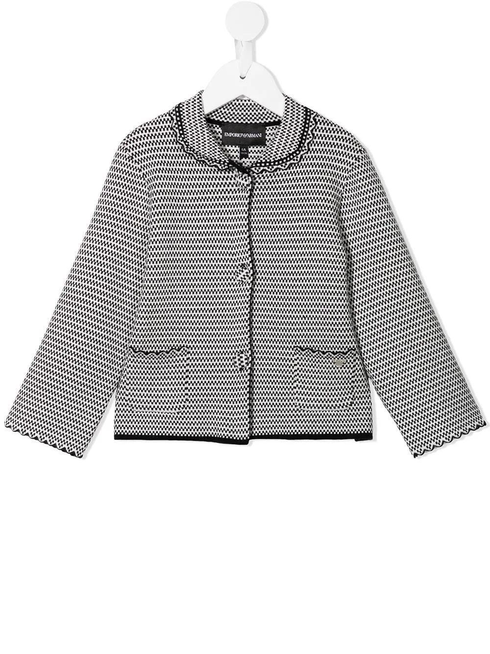 Emporio Armani Kids Striped Tailored Jacket