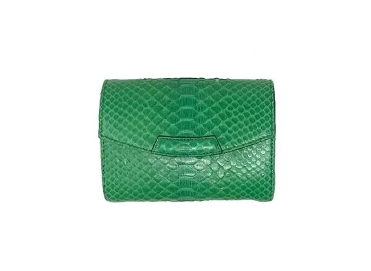 Sophie Habsburg Cleo Clutch in Emerald