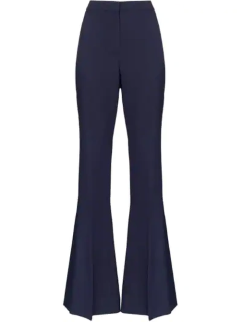 Alexander McQueen Contrast Stripe Flared Trousers