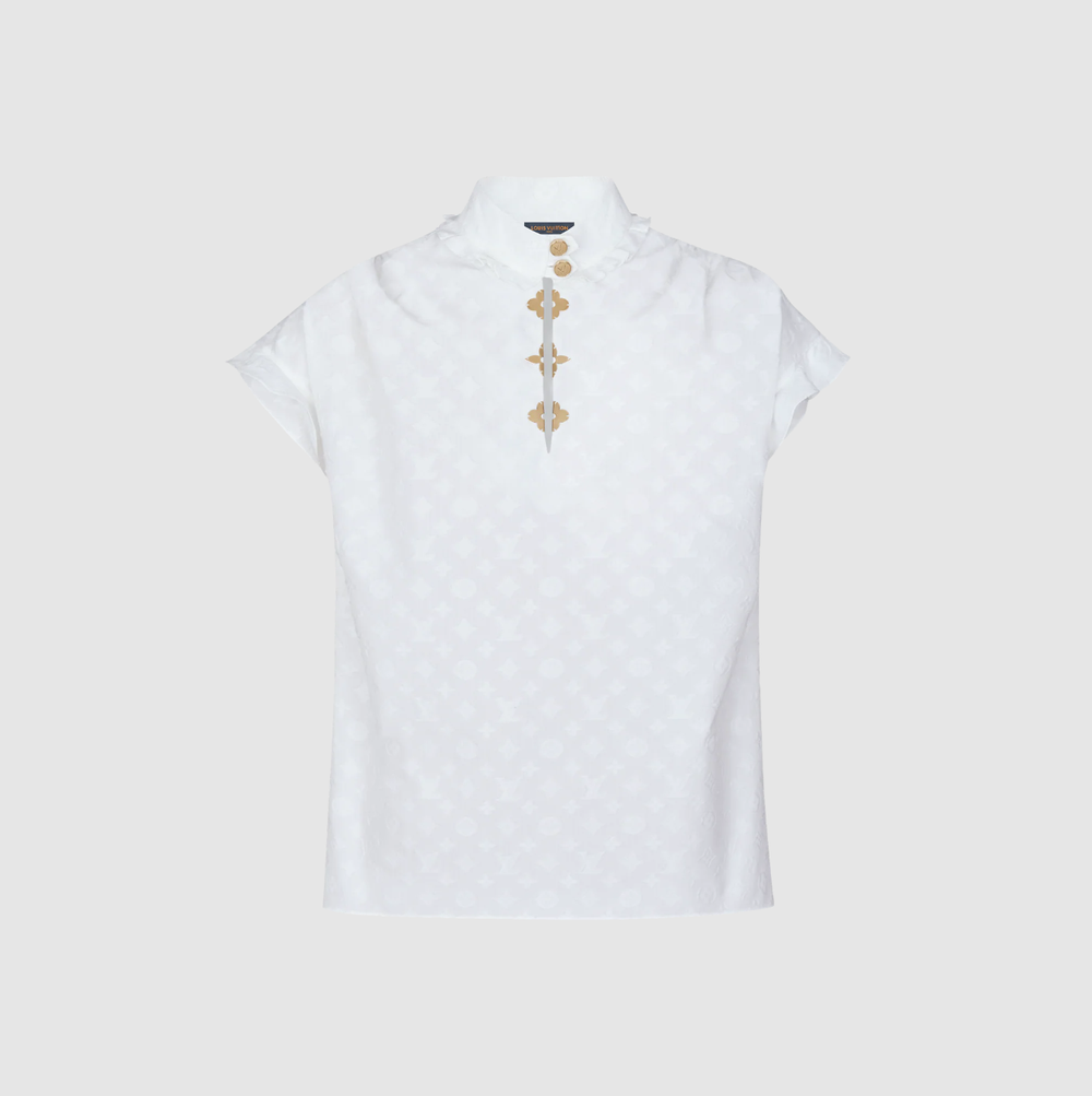 Louis Vuitton Monogram White Shirt