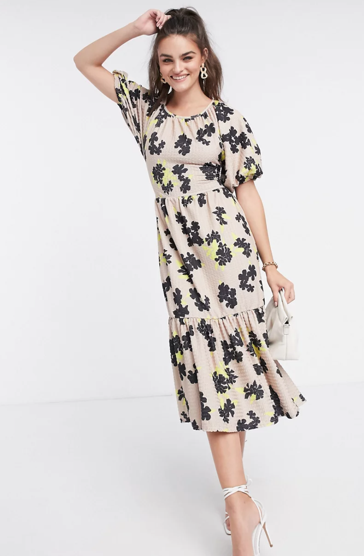 asos edition frill sequin smock mini dress ASOS EDITION mini smock dress in embroidered sequin in mint green