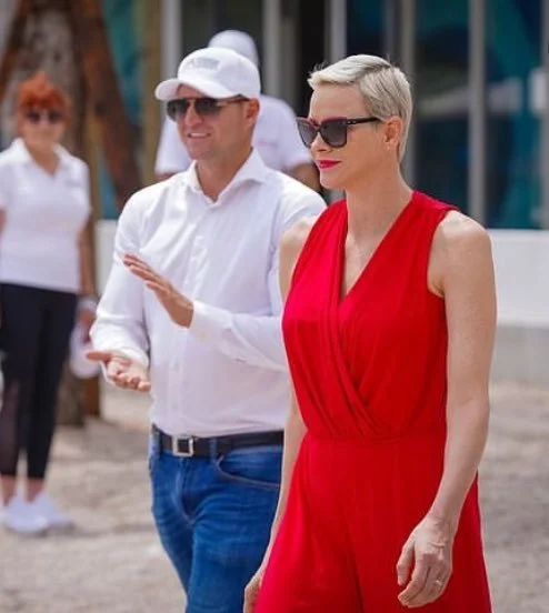 Princess Charlene attends Monaco's Water Safety Day