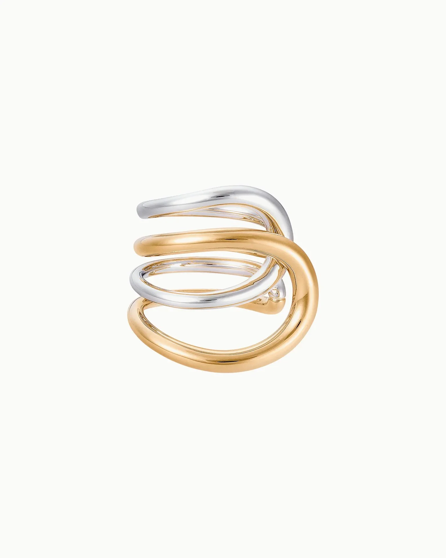 Charlotte Chesnais Daisy Ring in Vermeil and Sterling Silver