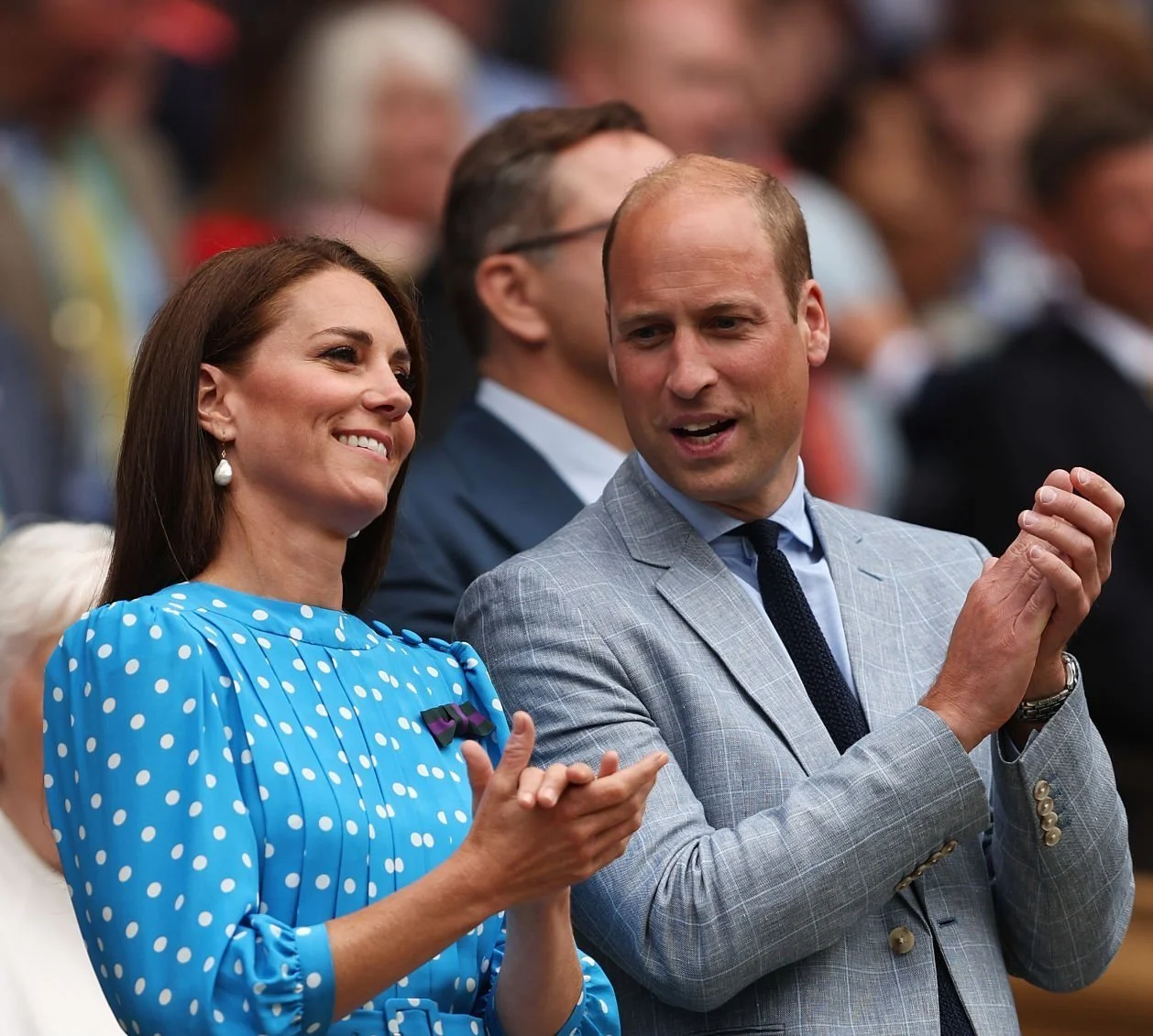 The Duke and Duchess of Cambridge attend Day 9 of Wimbledon