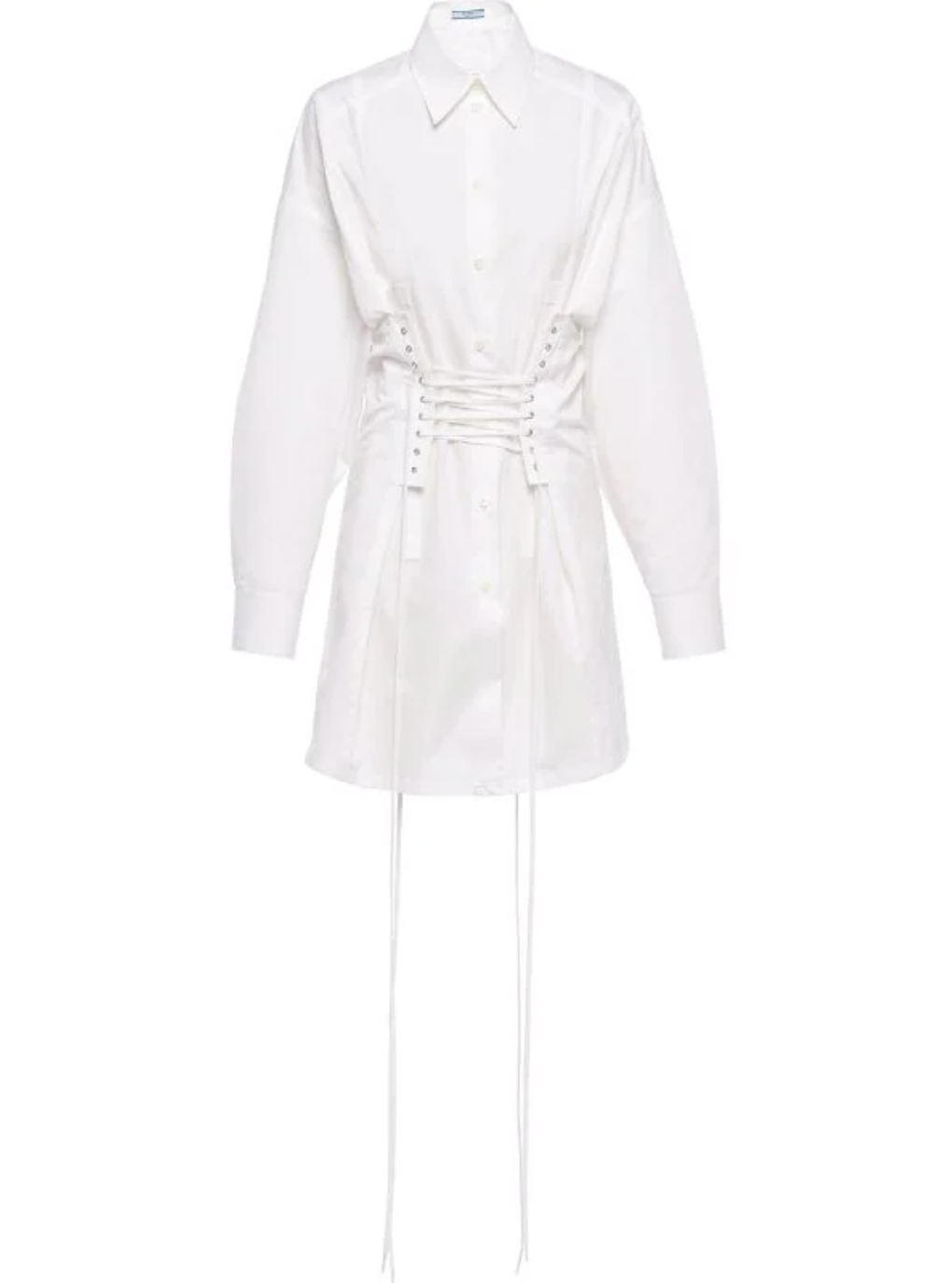 Prada Poplin Corset Dress