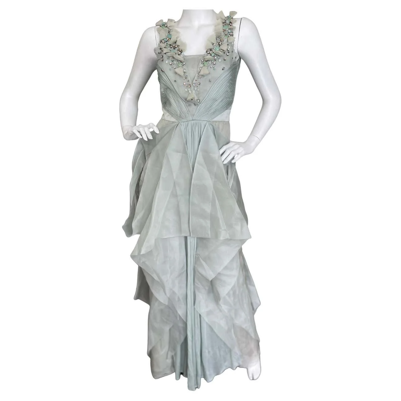 Valentino Origami Evening Gown