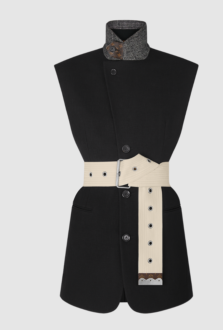 Louis Vuitton Sleeveless Single-Breasted Jacket — UFO No More