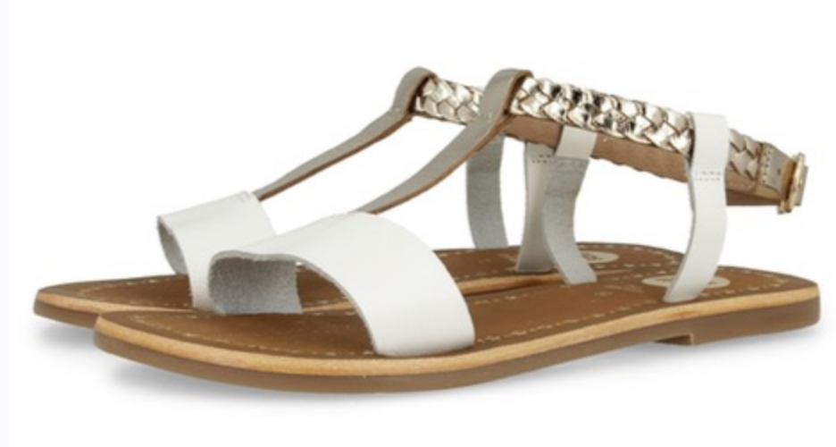 Giuseppo T-Bar Braided Sandals