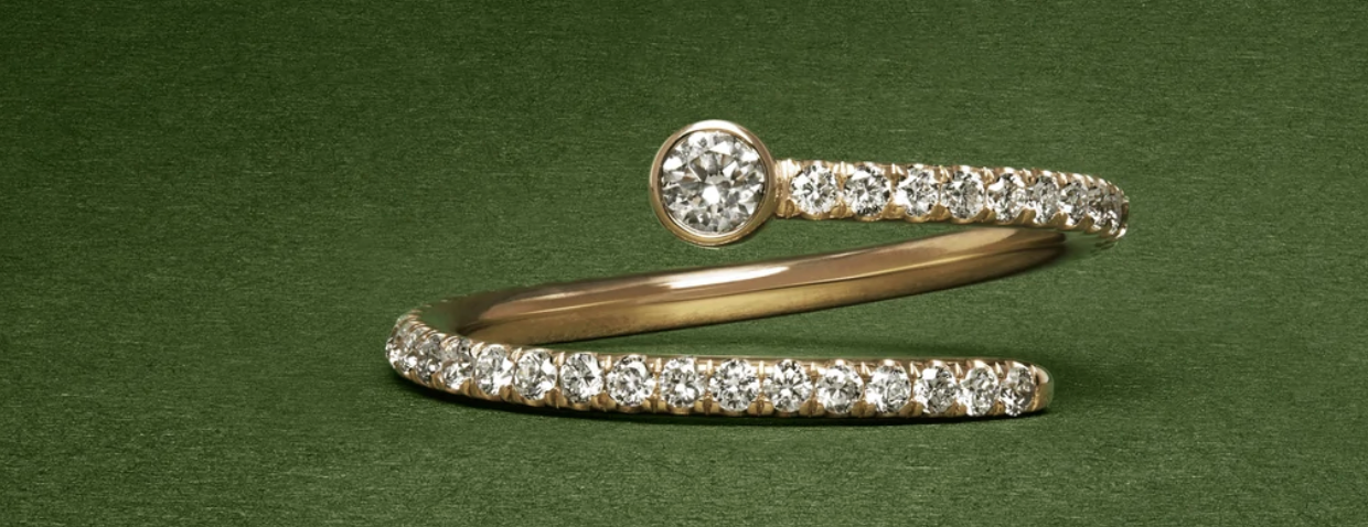 Shiffon 1972 Tennis Pinky Rings