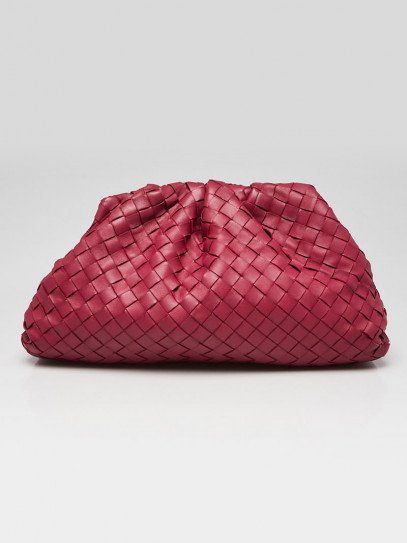 Bottega Veneta The Medium Pouch in Bordeaux Intrecciato Leather — UFO No  More