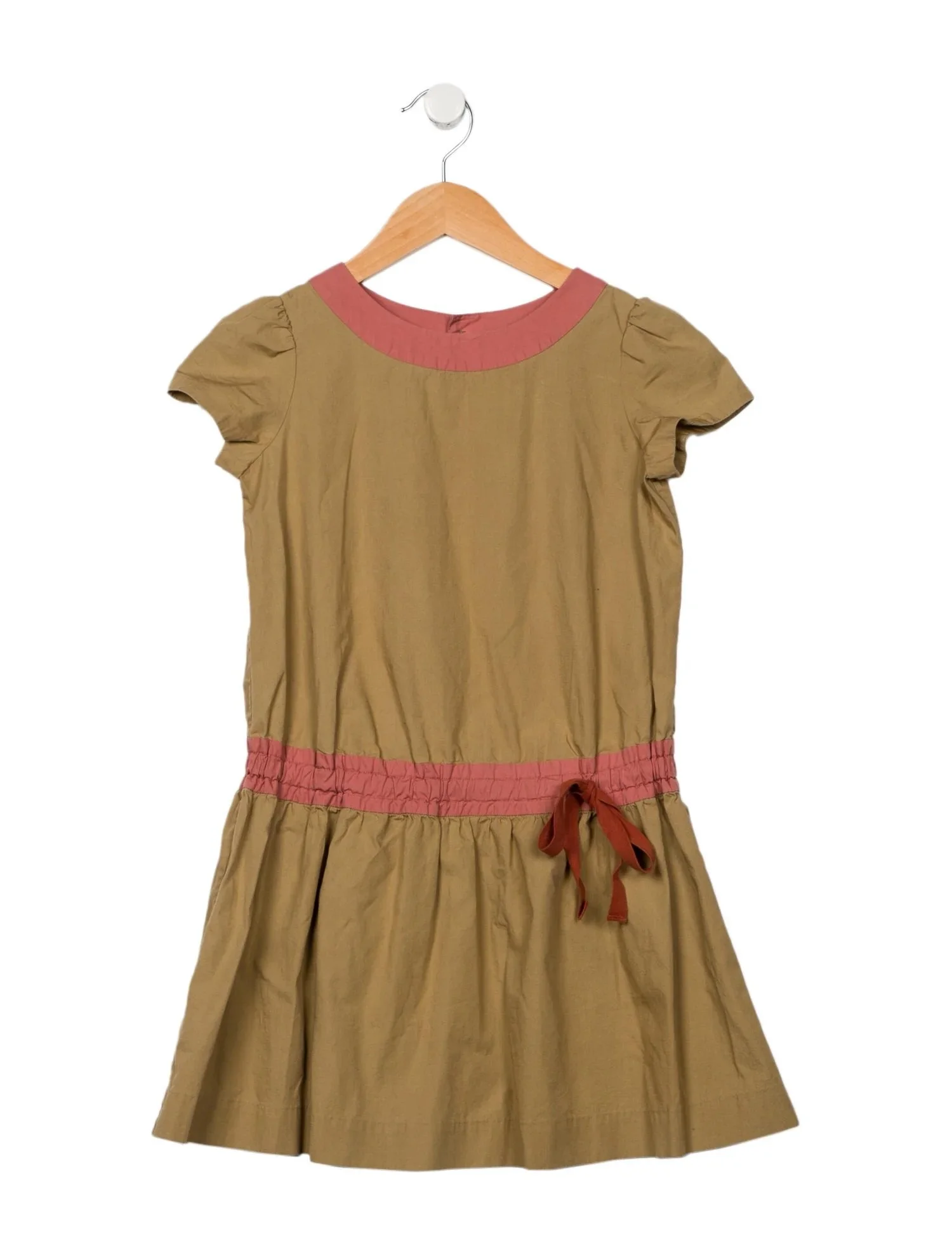 Bonpoint Cotton Contrasting Dress