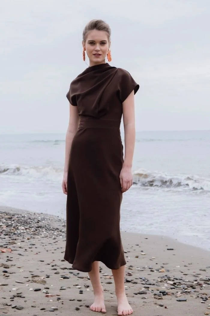 Vogana Mer Dress in Orange