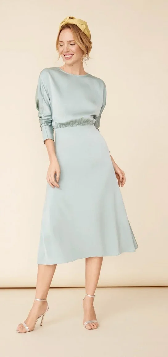 Bruna Genevieve Dress in Mint