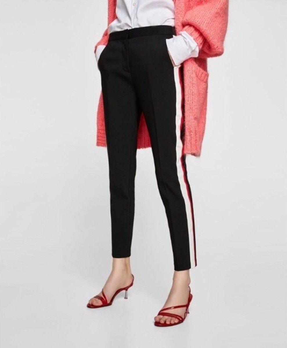 Zara Tuxedo Trousers with Side Stripe — UFO No More