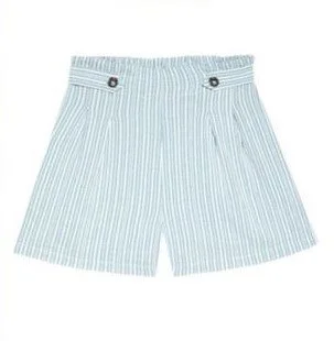Stradivarius Striped Button Shorts
