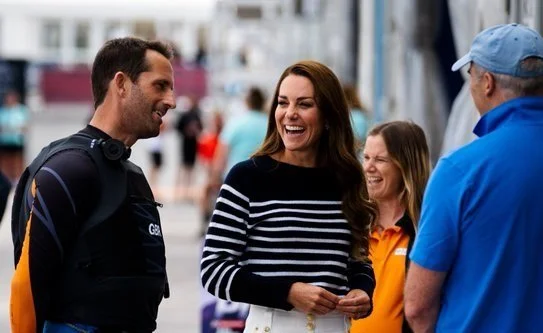 The Duchess of Cambridge takes part in Commonwealth Sailing Race