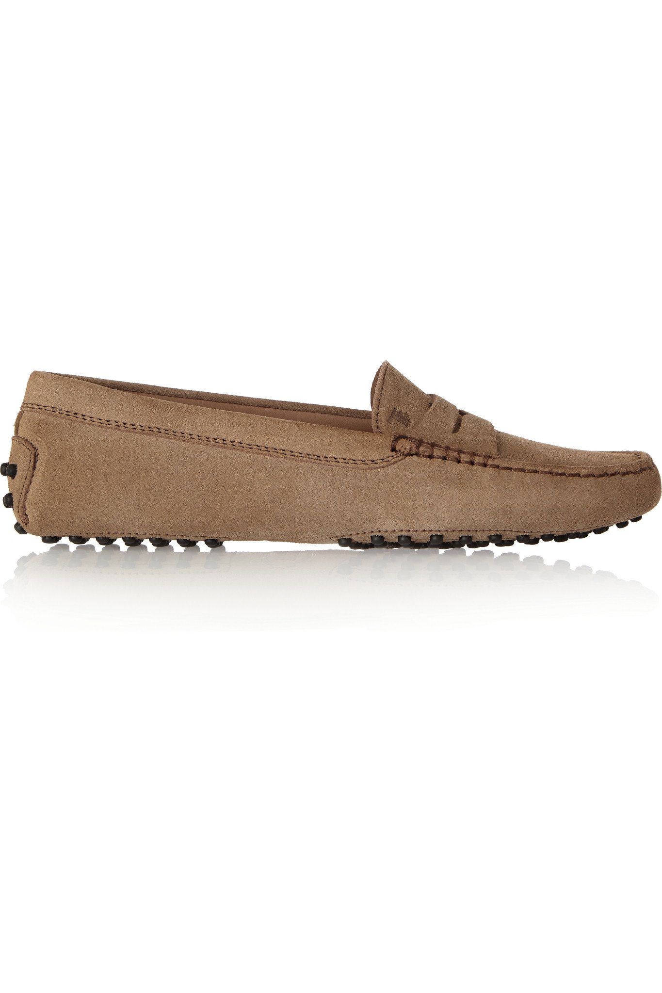Tod's Gommino Driving Shoes in Tan Suede.jpg
