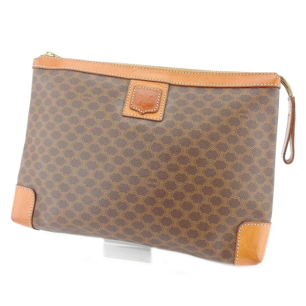 Céline Canvas Macadam Clutch