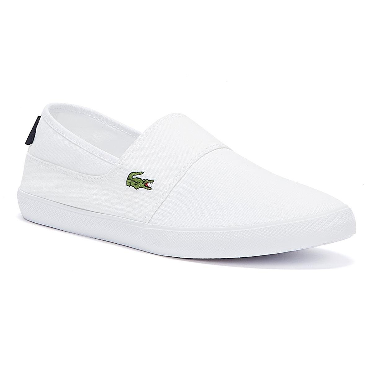 Lacoste Marice Shoes in White Canvas.jpeg