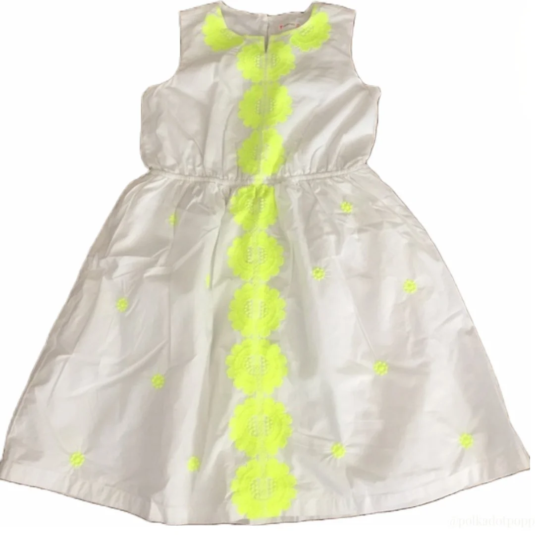 Crewcuts by J. Crew Floral-Embroidered Dress