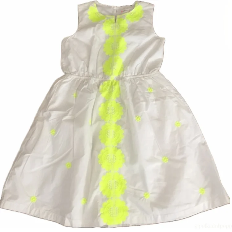 j crew embroidered dress 3/4 Sleeves Round Neck V Back Embroidered Maternity Formal Dress