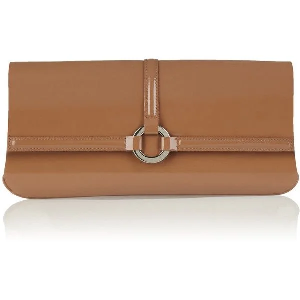 LK Bennett Ballina Clutch in Nude