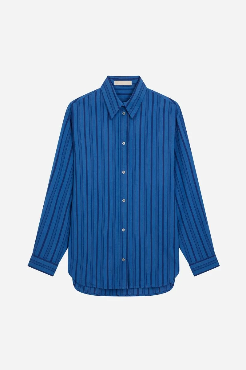 Vanessa Bruno Helianne Shirt in Navy Blue.jpg