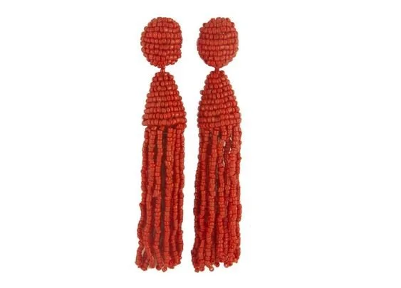 Miccy's Tassel Crystal Earrings