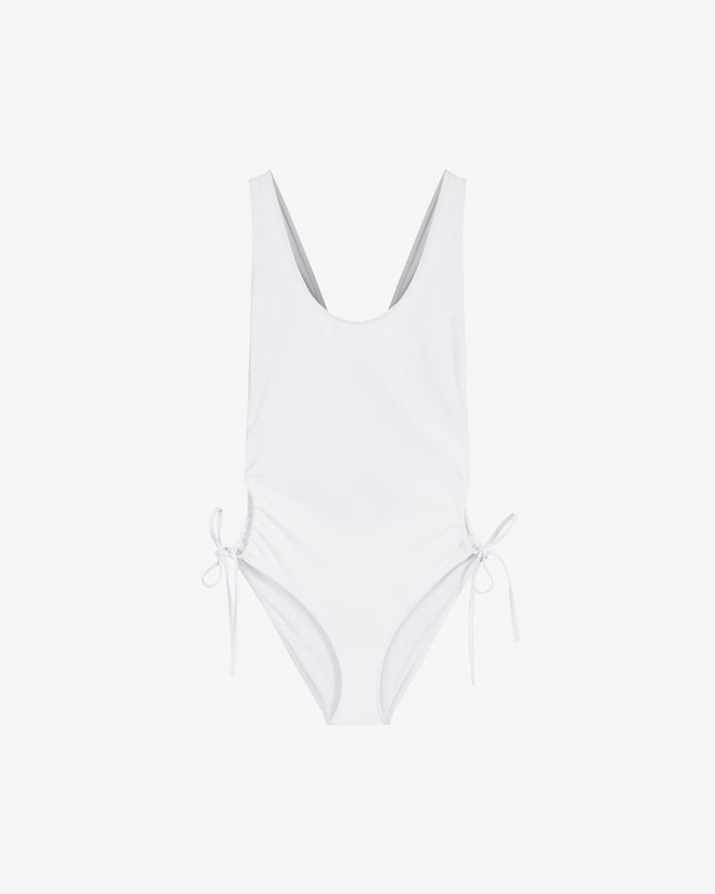 Isabel Marant Symi One-Piece Swimsuit in White.jpg