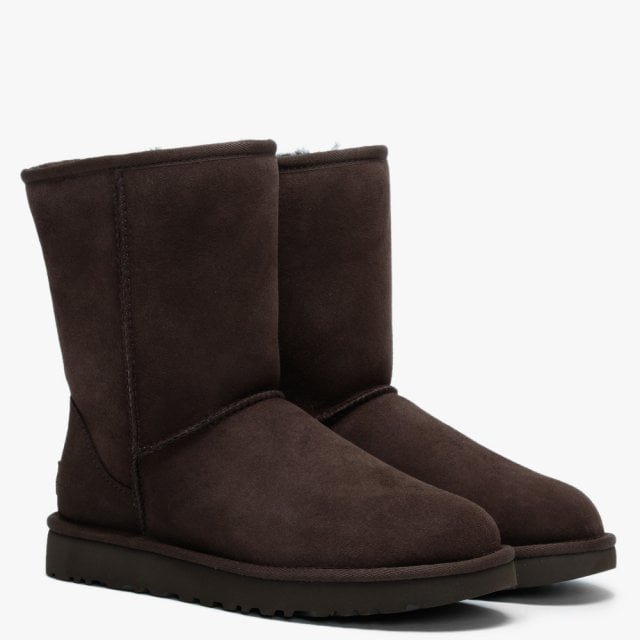 Ugg Classic Short Boots in Chocolate Suede.jpg