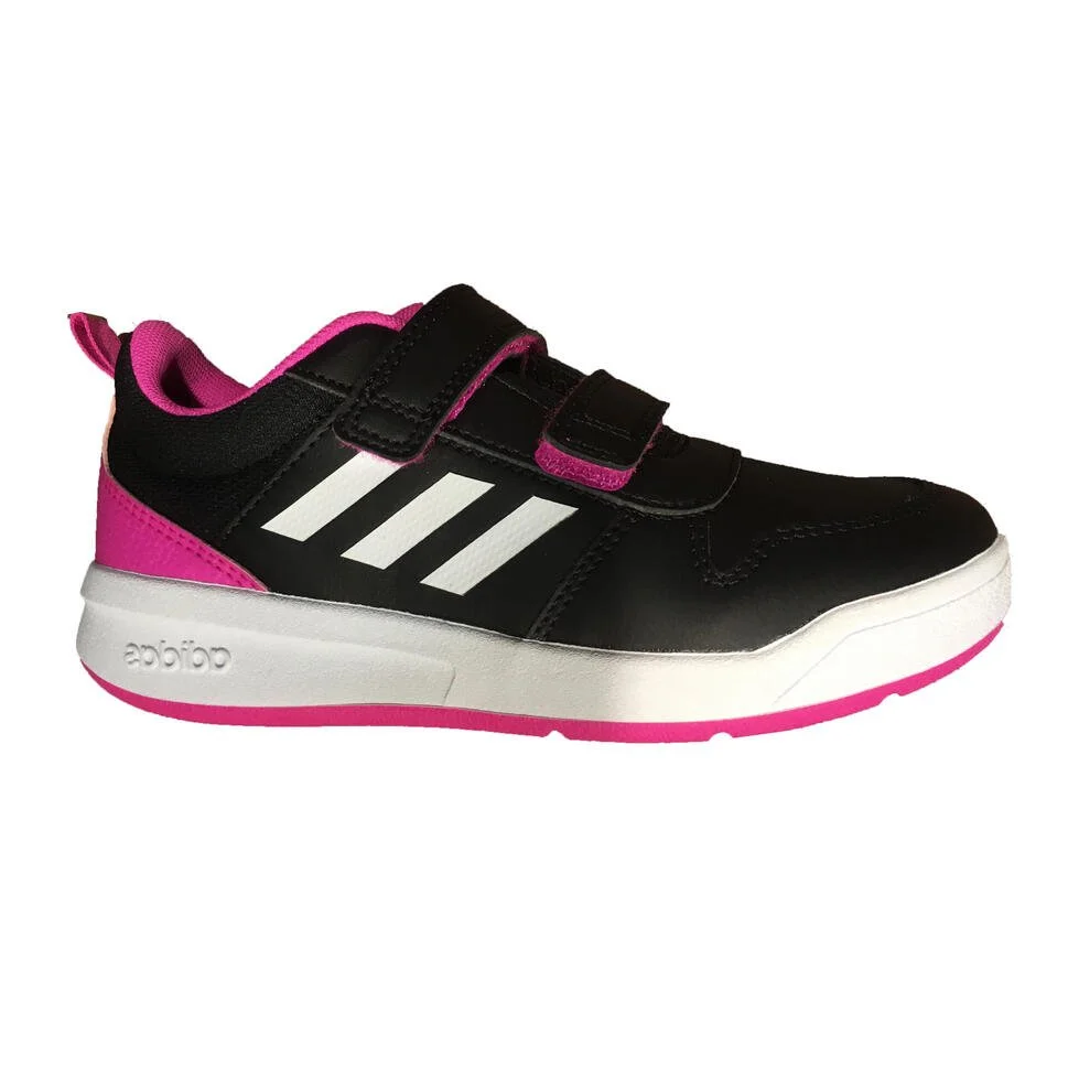 Adidas Kids Tensaur Trainers in Black/Pink