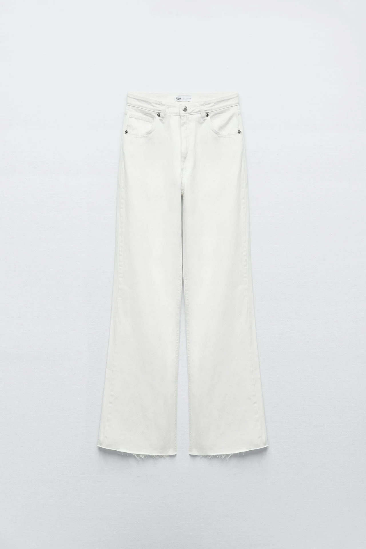 Zara Full-Length Wide-Leg Jeans