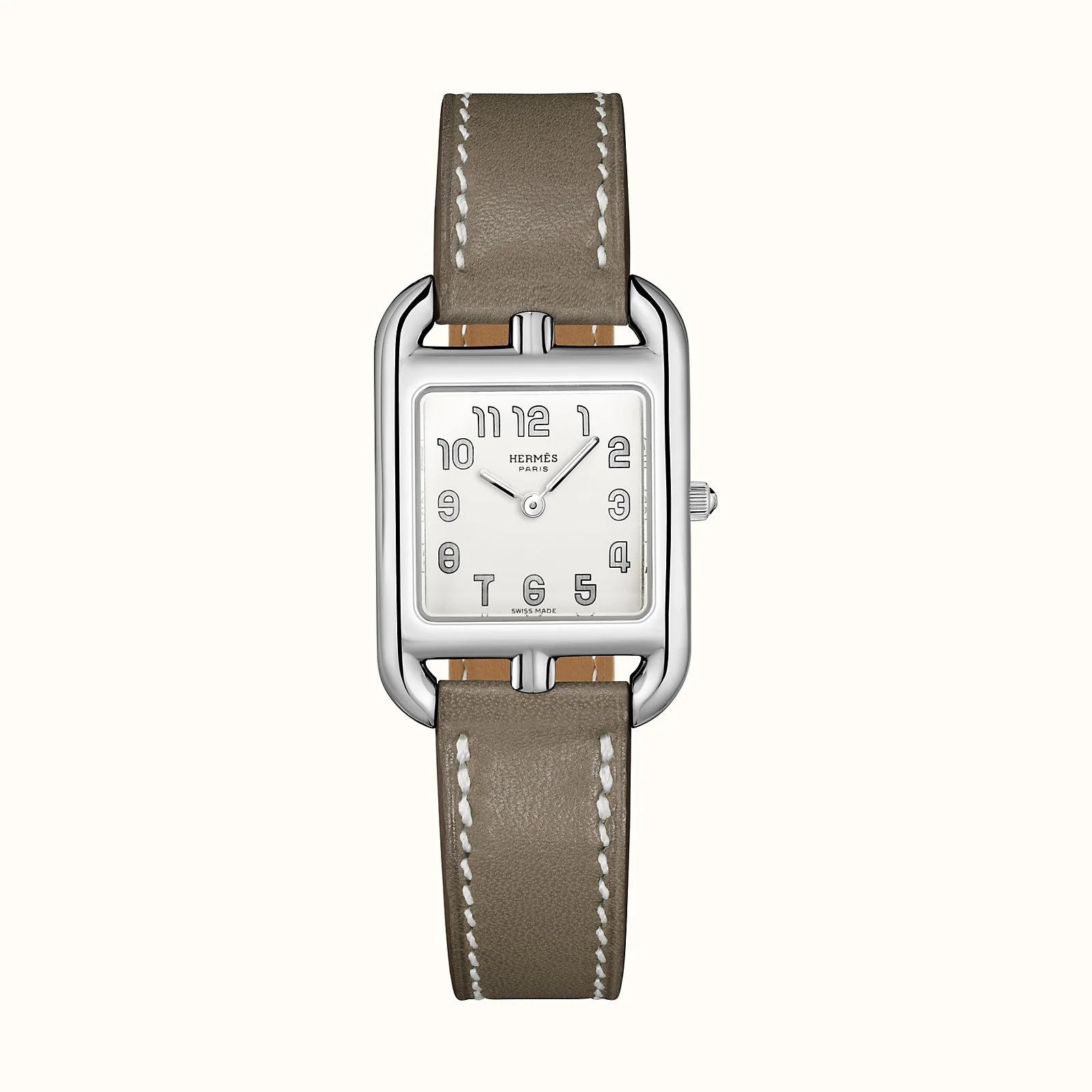 Hermes Cape Cod Watch in Etoupe