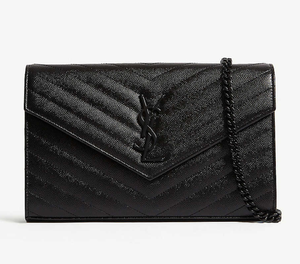 YSL-monogram quilted-leather clutch bag | Saint Laurent