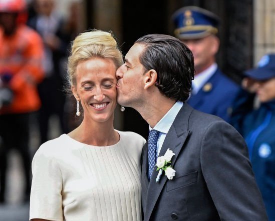 princess maria laura of belgium wedding dress Princess Maria Laura of Belgium Marries William Isvy: Royal Wedding Photos