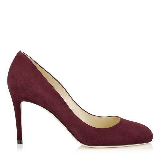 Jimmy Choo Gilbert Pumps in Boysenberry Suede — UFO No More