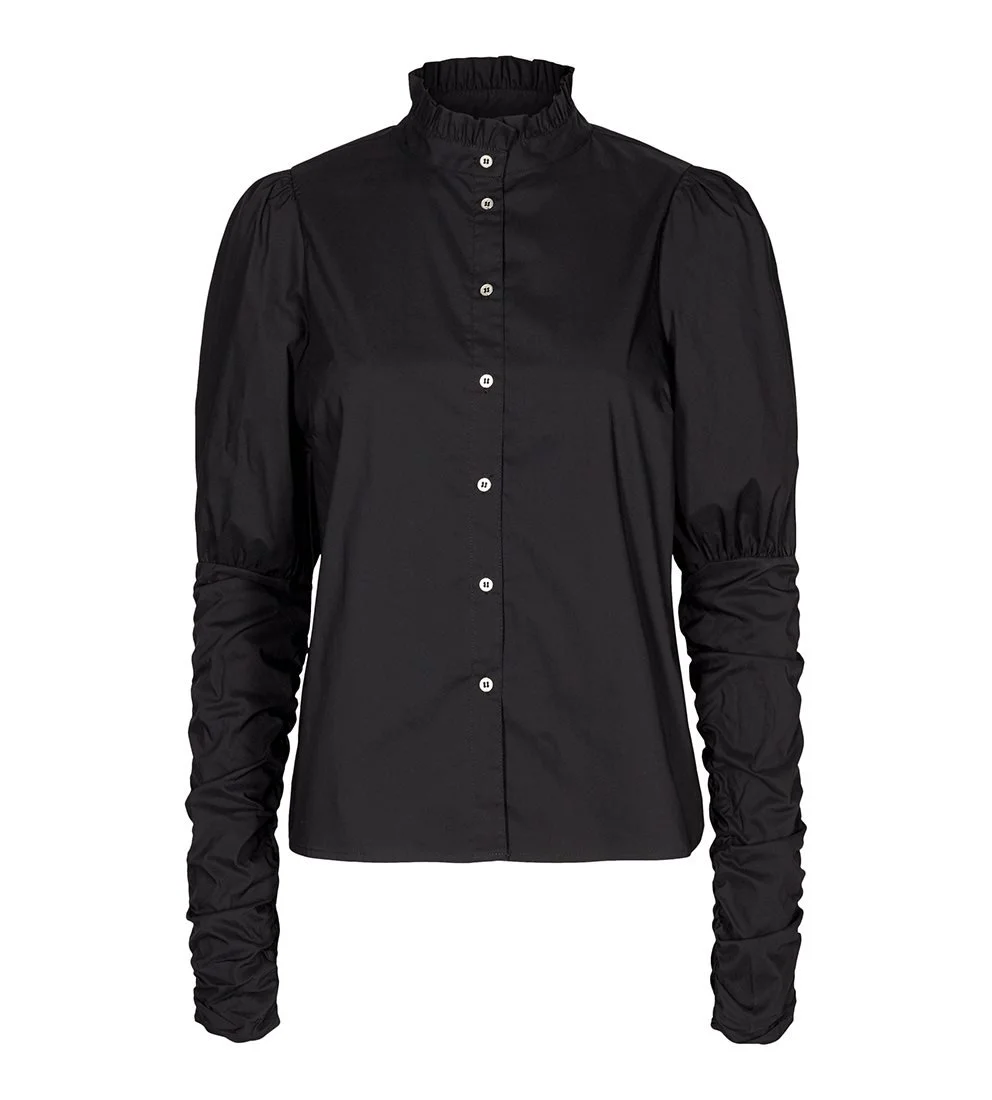Co Couture Sandy Poplin Puff Shirt