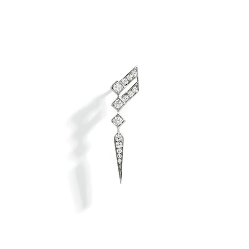 Statement Stairway Wings Earring