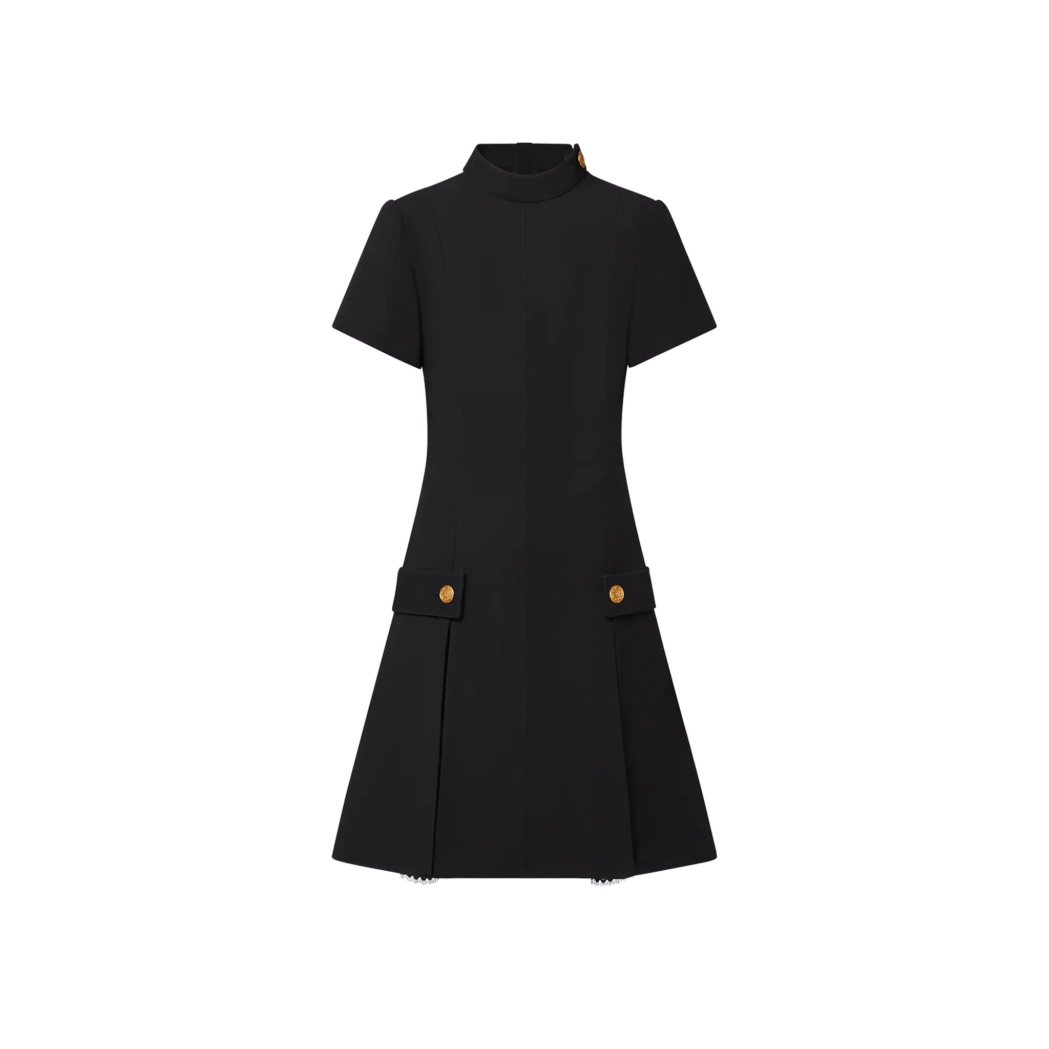 Louis Vuitton Preppy Martingale Dress in Black.jpg