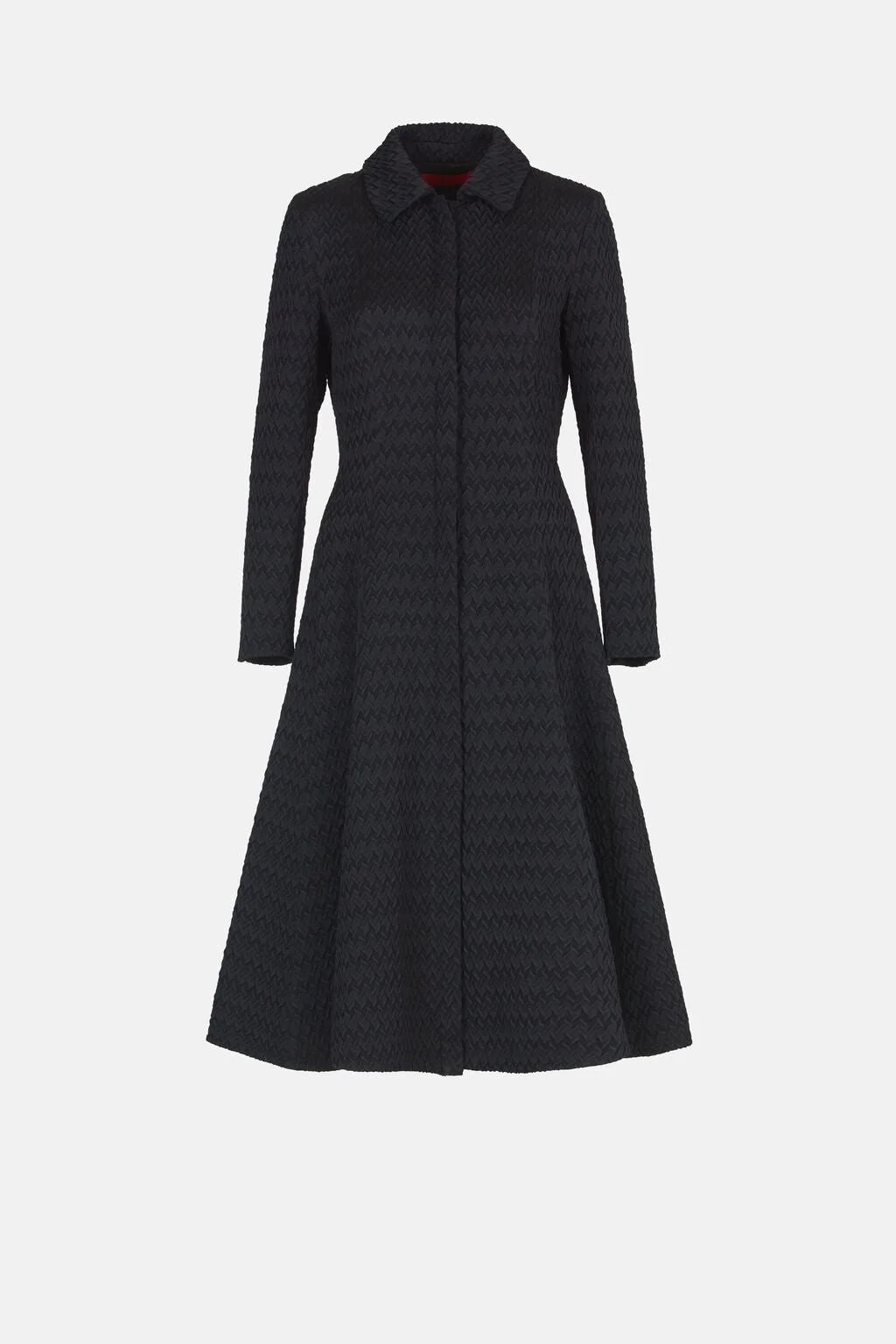 Carolina Herrera Brocade Dress Coat