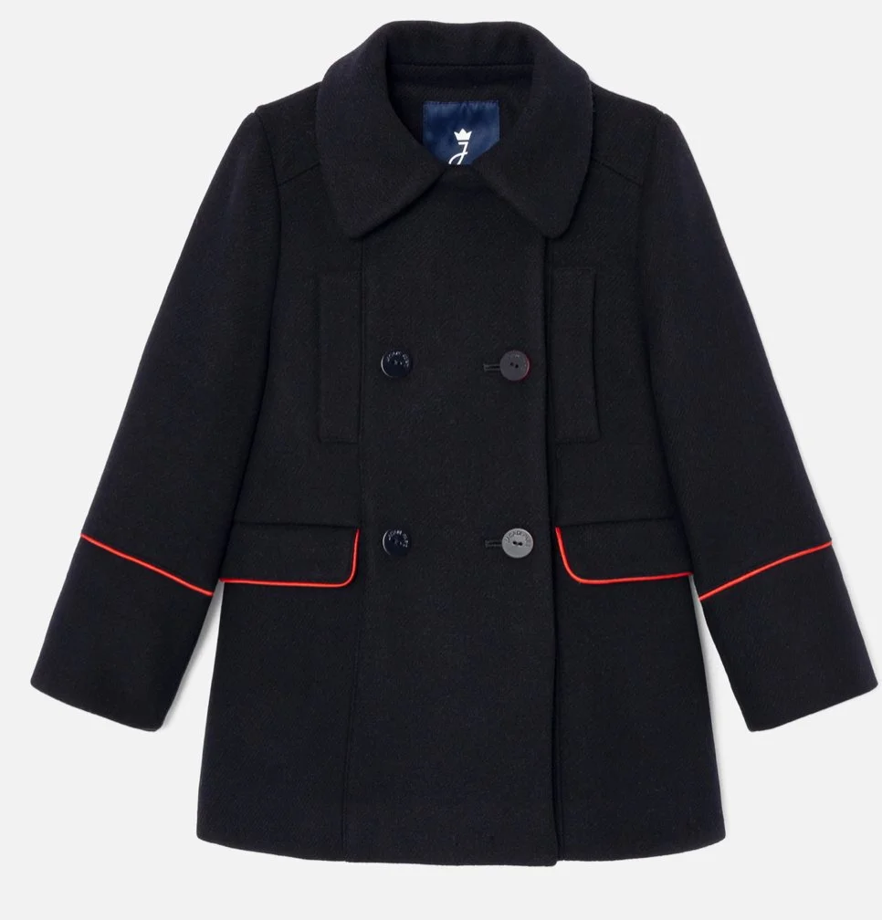Jacadi Girl Wool Trimmed Coat