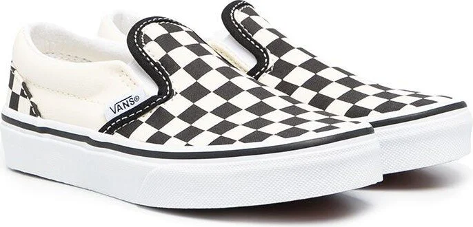 Vans Kids Classic Slip On Sneakers in Checkerboard