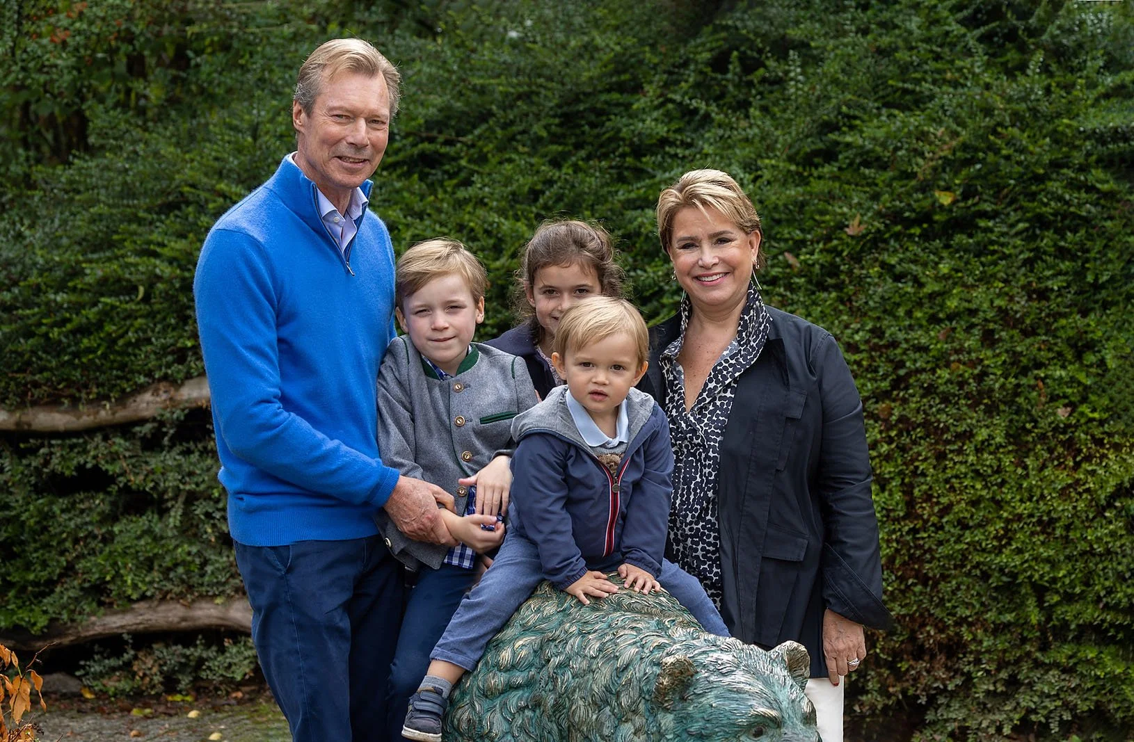 Grand Ducal Couple and grandchildren visit Parc Merveilleux
